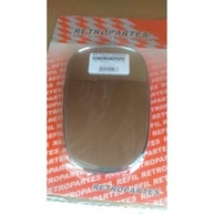 Lente Espelho Retrovisor Esquerdo Renault Clio, Megane, Scenic (2000-2008) - Visão Clara e Segura - imagem 3