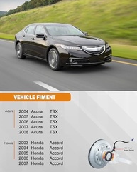 Kit Sensor Velocidade Roda ABS Dianteiro Esquerdo/Direito para Acura TSX e Honda Accord (2003-2008) - imagem 4