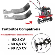 Lâminas Enxada Rotativa Tratorito: Kit Esquerdo/Direito - imagem 2