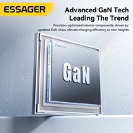 Essager 45W GaN: Carregador Rápido USB-C - imagem 4
