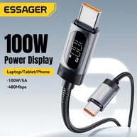 Cabo USB-C Essager 100W: Carregamento Turbo e Dados! - imagem 2