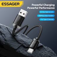 Cabo USB-C Essager 3A: Carregamento Rápido e Dados - imagem 2