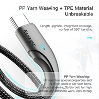 Cabo USB-C Essager 3A: Carregamento Turbo e Dados! - imagem 2