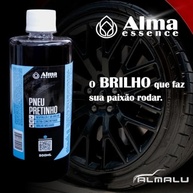 Pneu Pretinho Alma Essence: Brilho Molhado Intenso e Proteção Duradoura (500ml) - imagem 5
