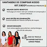 Body Canelado Feminino: Kit 3 Essenciais! - imagem 1