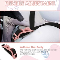Cinto de Segurança para Gravidez: Conforto e Segurança Essenciais para Mães (Rosa Claro) - imagem 3
