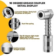 Acoplador de Graxa 90° e Reto: Lubrificação Precisa em Espaços Apertados | Kit Essencial - imagem 4