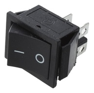 Interruptor Chave Liga Desliga Gangorra KCD4-201C Preto - Controle Essencial para Seus Projetos! - imagem 1