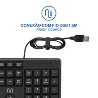 Teclado Multilaser TC065: Slim, USB e Essencial - imagem 2
