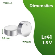 Pilhas Elgin CR2032 e LR41: Kit Essencial! - imagem 2
