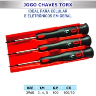 Chaves Torx para Celular: Kit T3 T4 T5 Essencial - imagem 2