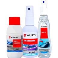 Kit Essencial Wurth: Repelente Water Off, Antiembaçante e Limpa Para-brisa para Visibilidade Máxima - imagem 2