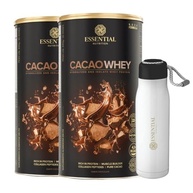 Kit 2x Cacao Whey Latão (30 Doses) + Garrafa Essential Alumínio Exclusiva - imagem 2