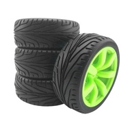 Rodas Wltoys 144001 Verde 12mm: Aderência e Estabilidade para Seu RC Off-Road! - imagem 1