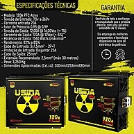 Fonte Usina Spark 120A: Potência e Estabilidade! - imagem 2
