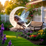 Estaca Acrílica de Jardim de Fadas - Decoração Encantadora para Vasos e Jardins Externos - imagem 5