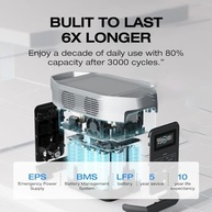 EcoFlow DELTA 2: Estação de Energia Portátil 1024Wh LiFePO4 - Energia Confiável para Aventura e Backup Doméstico - imagem 5