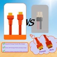 Cabo Extensor XT60 12AWG 3m: Potencialize Sua Estação de Energia Solar com Conexão Segura! - imagem 4