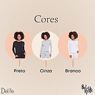 Blusa Feminina Manga Longa Canelada: Conforto e Estilo em Qualquer Estação - imagem 2