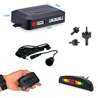 Radar Sensor Estacionamento Traseiro Automotivo 4 Sensores Display LED Buzina Alarme Ré Premium ONYK - imagem 4