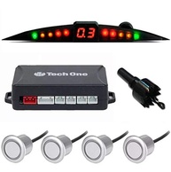Sensor de Estacionamento Tech One Prime Prata 4 Pontos: Estacione com Confiança! - imagem 2