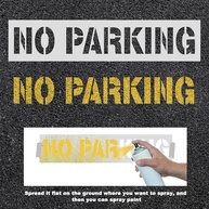 Estêncil Sem Estacionamento 10cm - Silicone Flexível para Marcação de Vagas - imagem 5