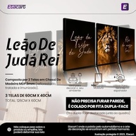 Quadro Decorativo Grande Leão de Judá - Estampa Premium para Sala, Quarto ou Escritório - imagem 5