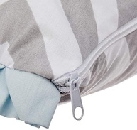 Apoio para Amamentação Biramar Baby Estampado Brooklyn Chevron Cinza/Azul - Conforto e Estilo para Mães Modernas - imagem 3