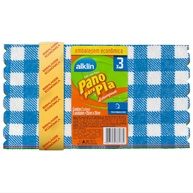 Pano Pia Estampado 25x25 Alklin - Embalagem Econômica com 3 Unidades - imagem 1