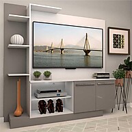 Estante com Painel TV até 55” e 2 Portas – Porto Multimóveis - imagem 1