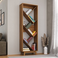 Estante Helena Nogal: 6 Prateleiras para Organizar Livros com Estilo - imagem 1