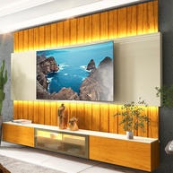 Estante Home TV 90" Soberano: Design e LED! - imagem 1