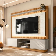 Estante Home Valdivia 215cm: Elegância e LED - imagem 1