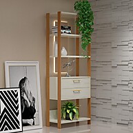 Estante Industrial 2 Gavetas: Organize Seus Livros! - imagem 1