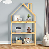 Estante Infantil Montessori 3 Prateleiras – Organização e Estilo para o Quarto do Seu Filho - imagem 1