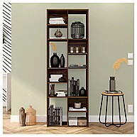 Estante Livreiro 12 Nichos Marrom – Organize com Estilo - imagem 1