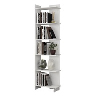 Estante Livreiro Organizador Multiuso para Casa e Escritório - Design Moderno com 5 Prateleiras | Eccos Branco - imagem 1