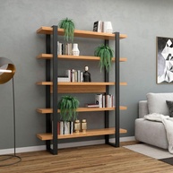 Estante Livros 5 Prateleiras: Organize com Estilo! - imagem 1