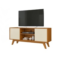 Rack Estante Multifuncional para Sala de Estar com Prateleiras, Porta e Organização Moderna - imagem 4
