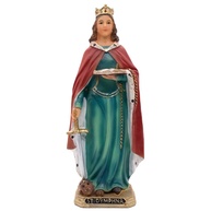 Saint Dymphna - Estátua Católica de 20cm | Padroeira da Saúde Mental | Presente Espiritual para Batismo, Comunhão e Decoração Cristã - imagem 1