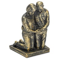 Estátua de Casal em Oração - Decoração Inspiradora para o Lar - imagem 2
