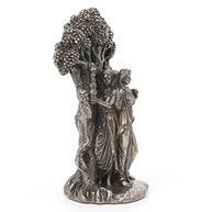 Estátua de Resina Hecate Deusa da Lua Tripla 19cm | Acabamento Bronze Antigo - imagem 5