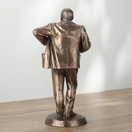 Estátua de Winston Churchill em Bronze - Resina de Alta Qualidade - 10x8x20cm - imagem 5