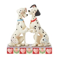 Estátua Jim Shore Disney 101 Dálmatas Pongo e Perdita em Resina Pintada à Mão - Coleção Traditions - imagem 2