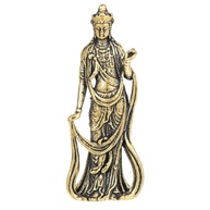 Estátua de Guan Yin em Cobre - Decoração Zen e Meditação - imagem 1