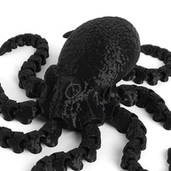 Estátua 3D Polvo Decorativo Preto - Decoração Moderna para Casa e Escritório - imagem 5