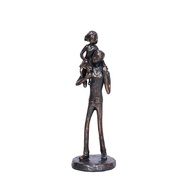 Estátua de Pai e Filha em Resina - Presente Significativo para Dia dos Pais, Aniversário e Decoração - imagem 2