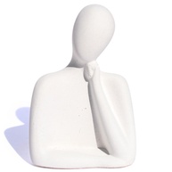 Estátua Decorativa Família Mãe 8cm em Cimento Artesanal - Peça Única e Elegante - imagem 1