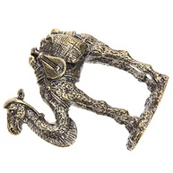 Estátua de Camelo em Cobre Vintage - Decoração Elegante para Mesa e Escritório - imagem 2