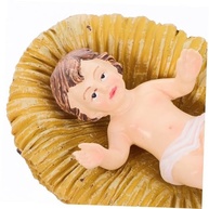 Estátua de Jesus em Resina - Peça Artesanal para Decoração Religiosa e Natalina - imagem 5